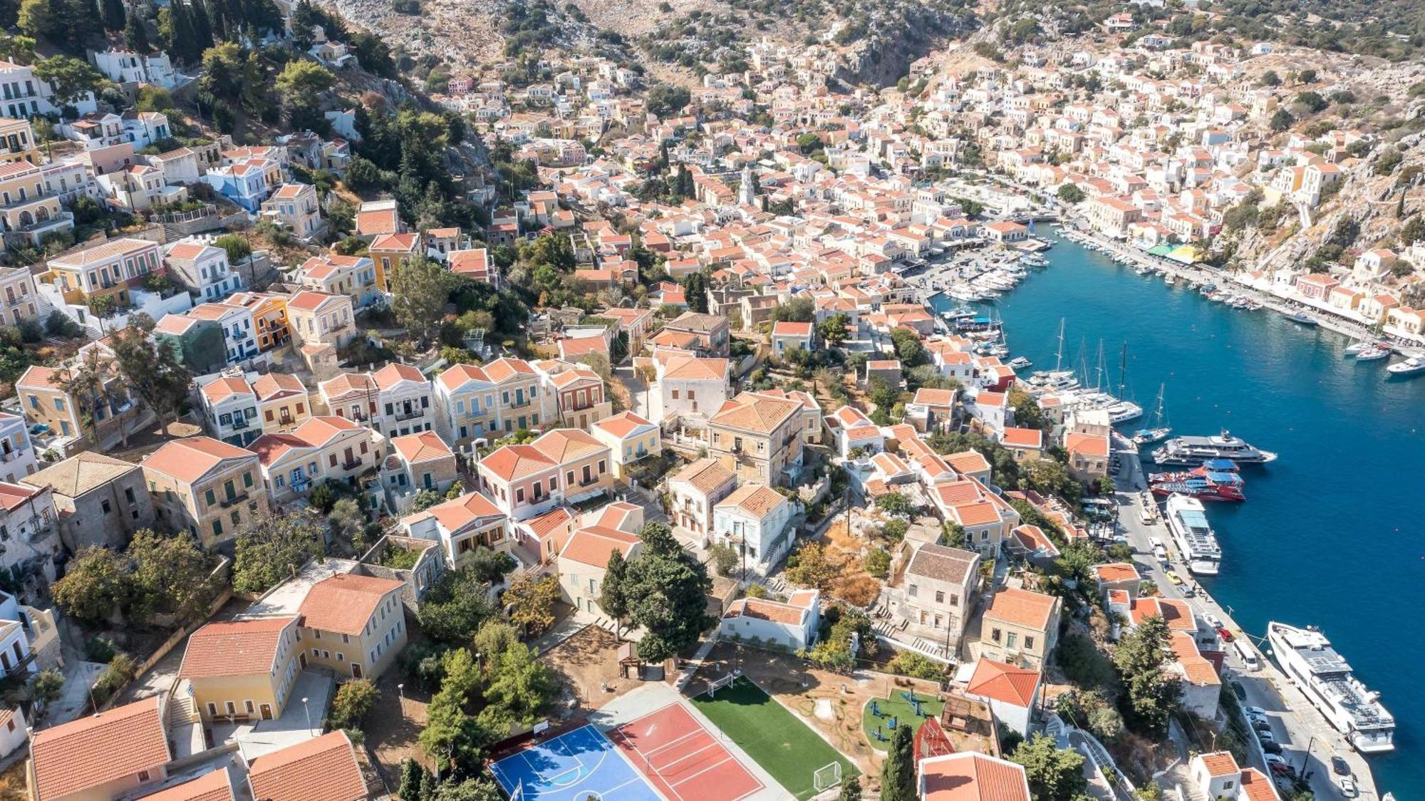 Galini Kali Strata Villa Symi Exteriör bild